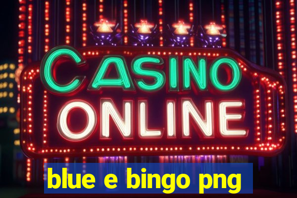 blue e bingo png